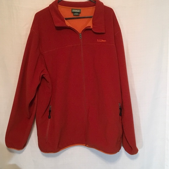 LL Bean Men’s Fleece Jacket - Picture 1 of 4